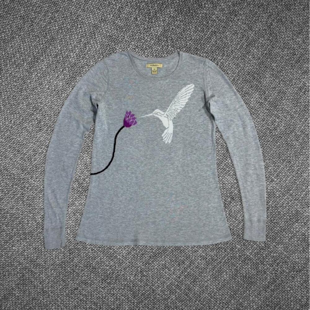 G.H. Bass And Co Gray Hummingbird Sweater Size XS